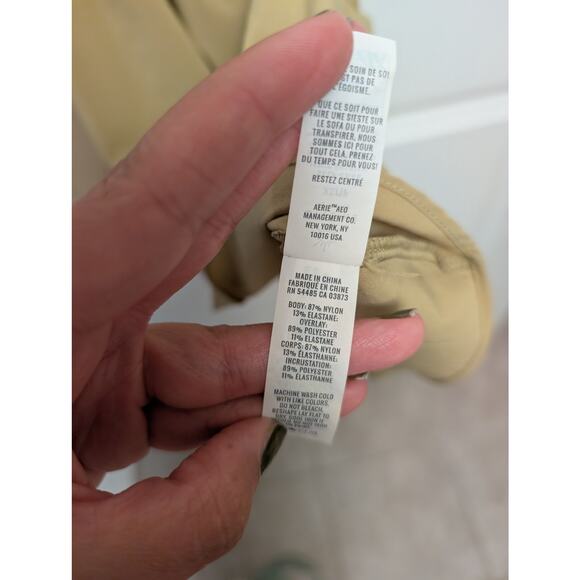 Offline By Aerie‎ Ribbed Cut Out Skort Tennis Dress Chartreuse Built-In Shorts - Picture 7 of 9